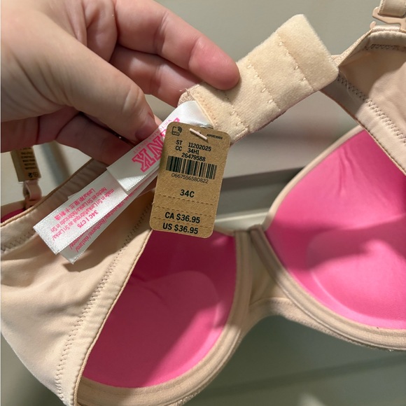 NWT PINK Strapless Bra - Picture 3 of 3